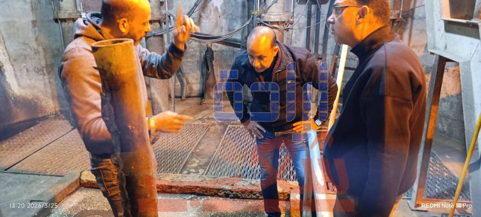 جولات ميدانية مكثفة لمتابعة كفاءة تشغيل محطة مياه الشرب والصرف الصحي بحي الشرق