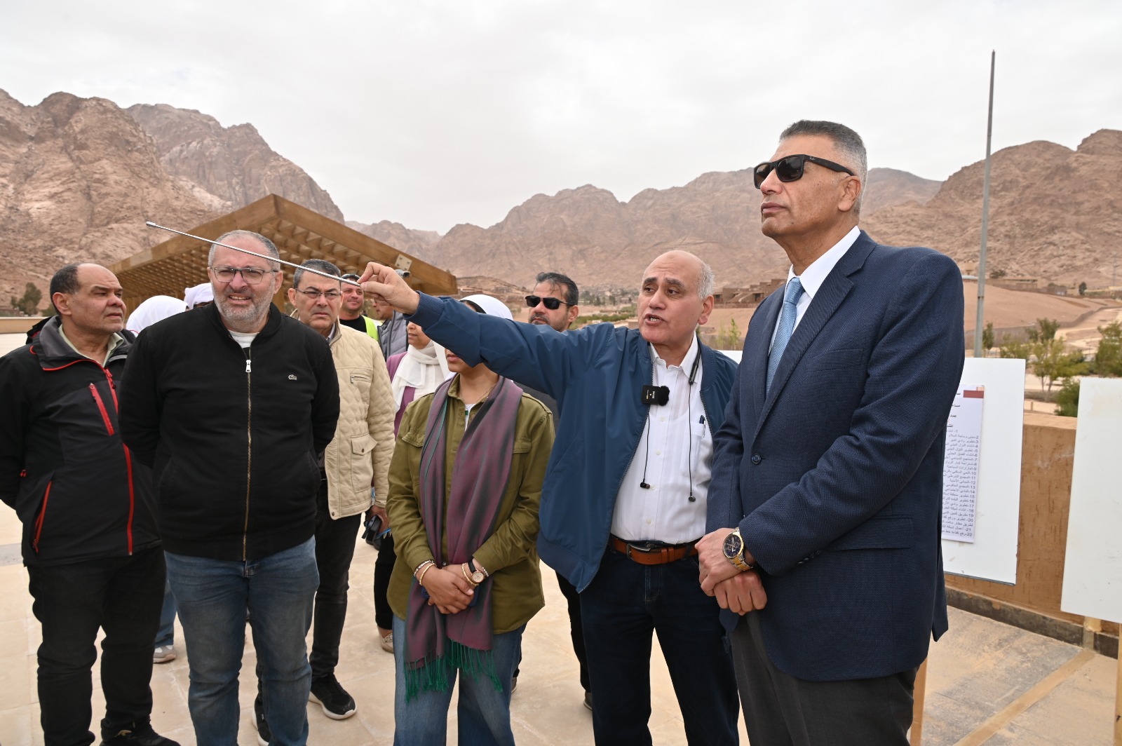 سانت كاترين تشهد مشروع التجلى ومحافظ جنوب سيناء : مشروع التجلى هدية مصر إلى العالم