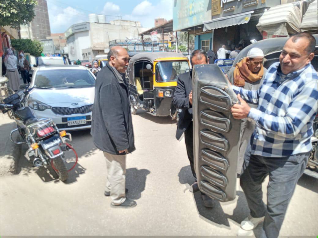 ضبط ومصادرة 23 قطعة فى حملة للتصدى لأجهزة الصوت والتلوث السمعى بالسنبلاوين