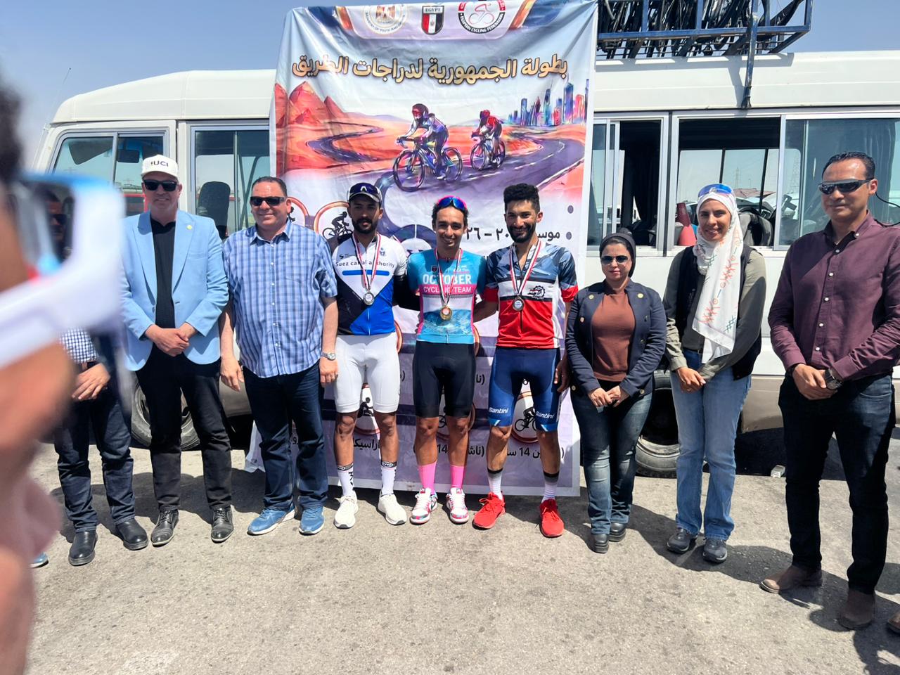 منافسات قوية في بطولة الجمهورية للدراجات بالسويس