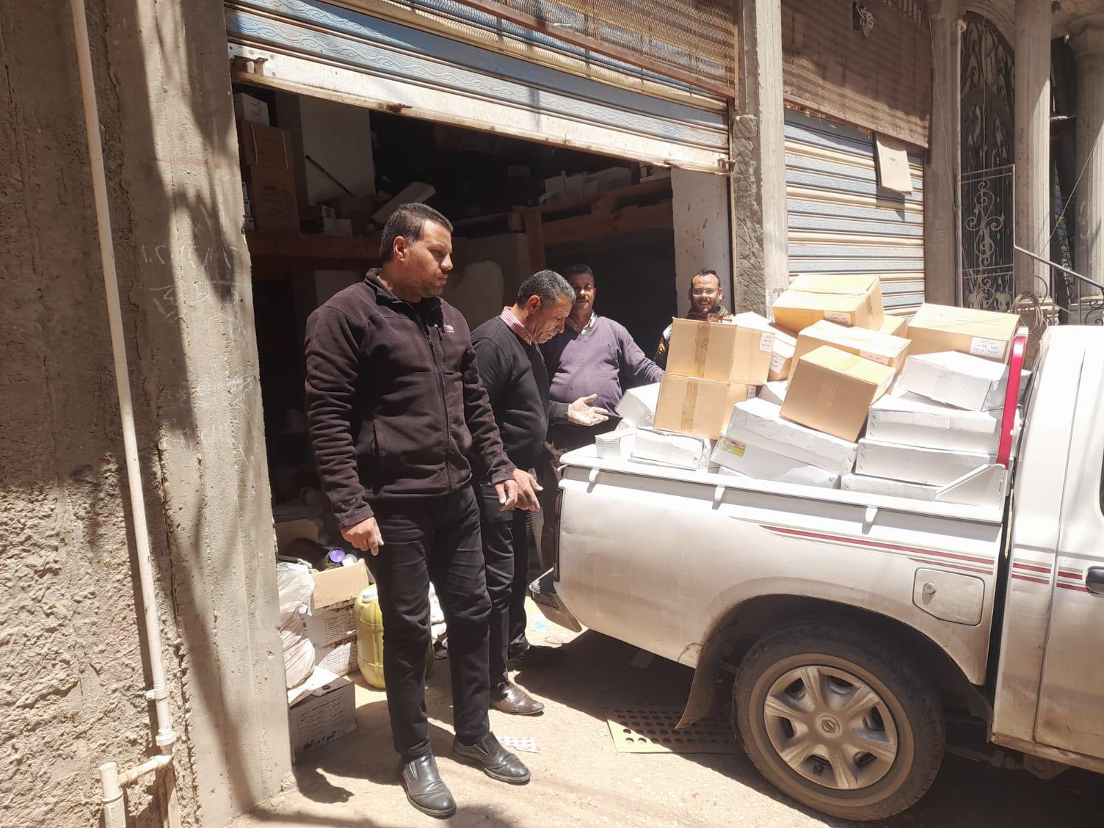 ببندر بيلا ضبط 2973 عبوة أدوية بيطرية منتهية الصلاحية