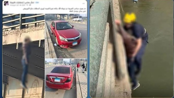 نهاية مأساوية على كوبري الساحل… كشف ملابسات واقعة انتحار سائق بعد تداول صوره