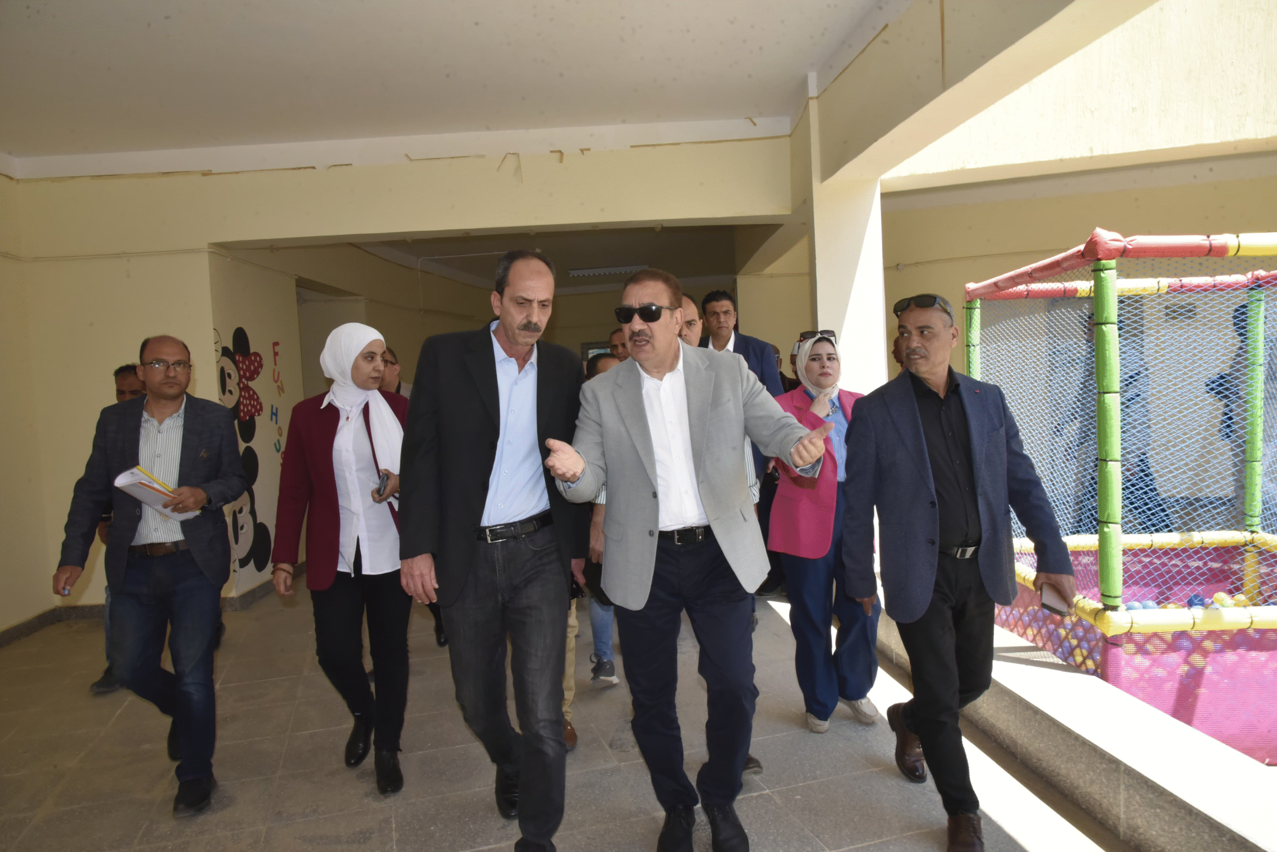 محافظ بورسعيد يتفقد حضانة ذوات بمدينة سلام مصر بورسعيد