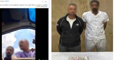 الأمن.. يسقط أباطرة الـ إتاوة أمام جامعة حلوان ،